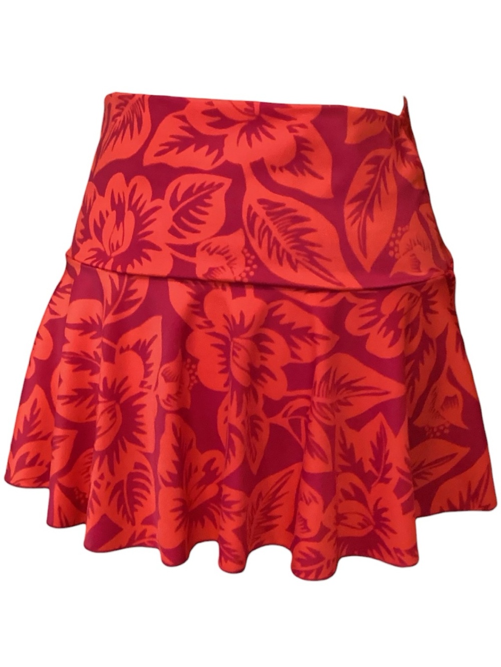 Victoria’s Secret‎ Pink Orange Floral Ruffle Tennis Skort Size Small Pickleball